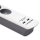 QOLTEC antyprzepięciowa - 6 gniazd, 2x USB, 1.8m, biało-szara - 1122594 - zdjęcie 5